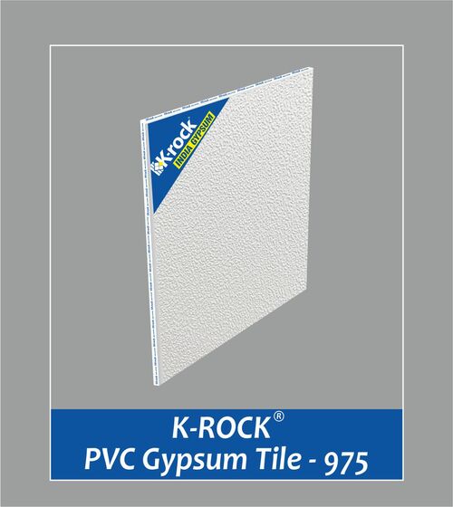 K-Rock PVC Laminated Gypsum Tile - 975