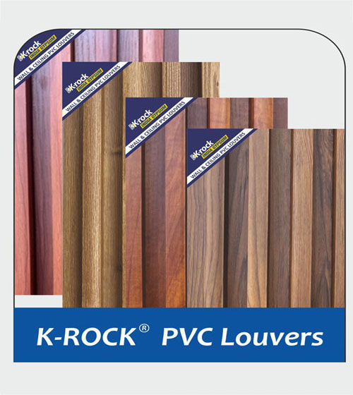 K-Rock PVC Louvers 12mm