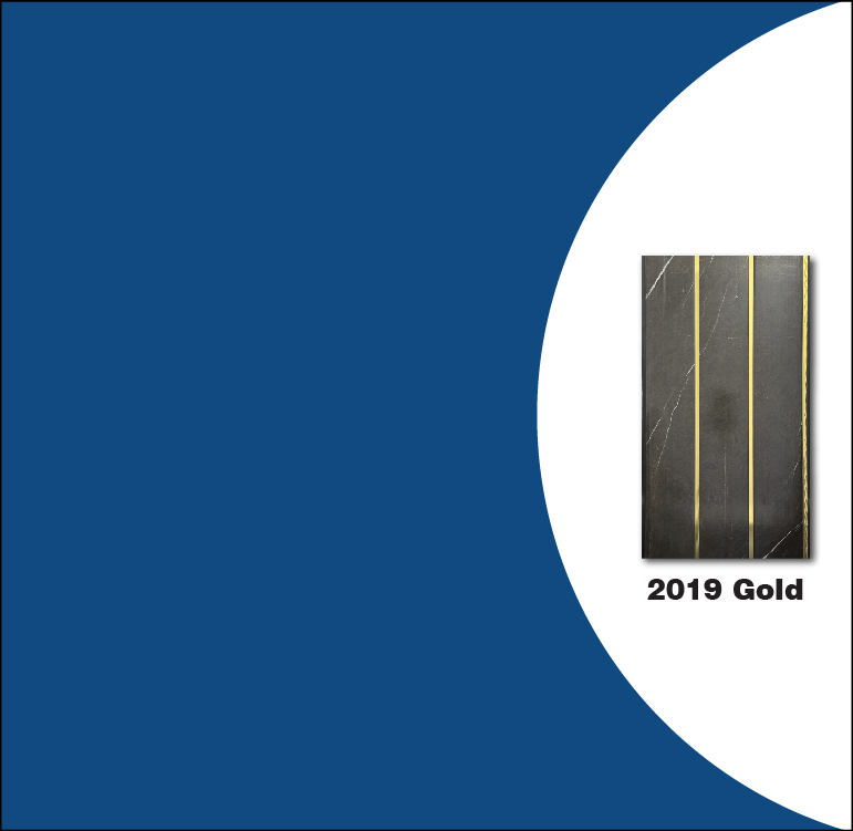 Premium Fluted panel 2019 Gold